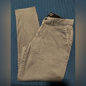 Calvin Klein Gray Chinos Straight-Leg Pants